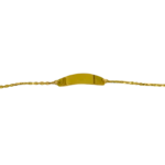 Gourmette en Or 18K Pour Bébé