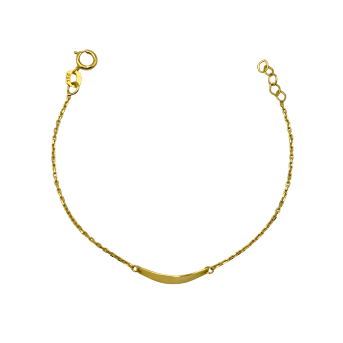 Gourmette en Or 18K Pour Bébé