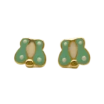 Boucles d'Oreilles Papillon pour Enfant en Or 18k