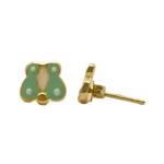 Boucles d'Oreilles Papillon pour Enfant en Or 18k
