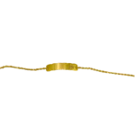 Gourmette Bébé en Or 18k