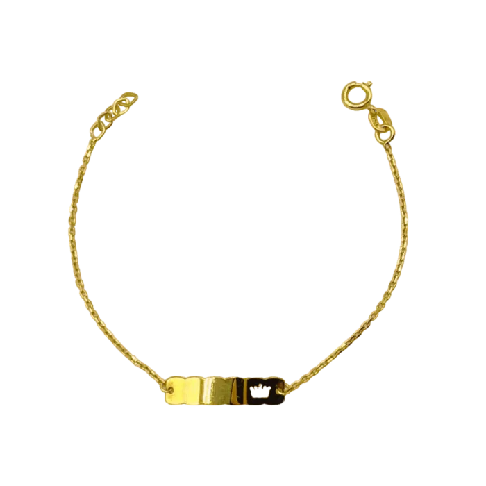 Gourmette Bébé en Or 18k