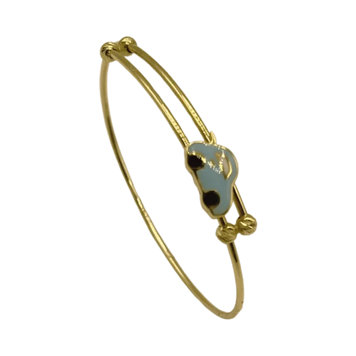 Bracelet Bébé en Or 18k avec Motif Voiture