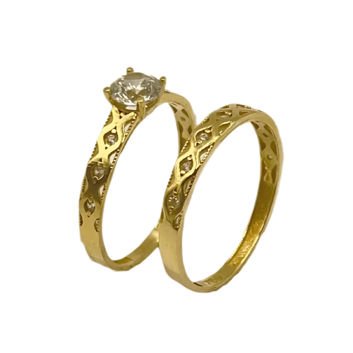 Bague de Mariage en Or 18K