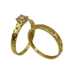 Bague de Mariage en Or 18K