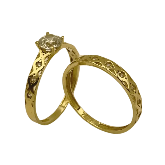 Bague de Mariage en Or 18K