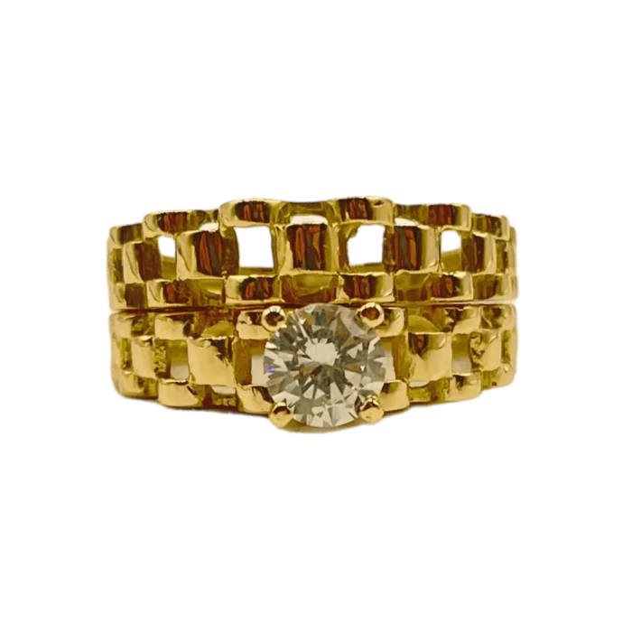 Bague de Mariage en Or 18K