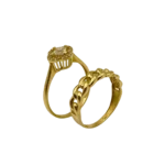 Bague de Mariage en Or 18K