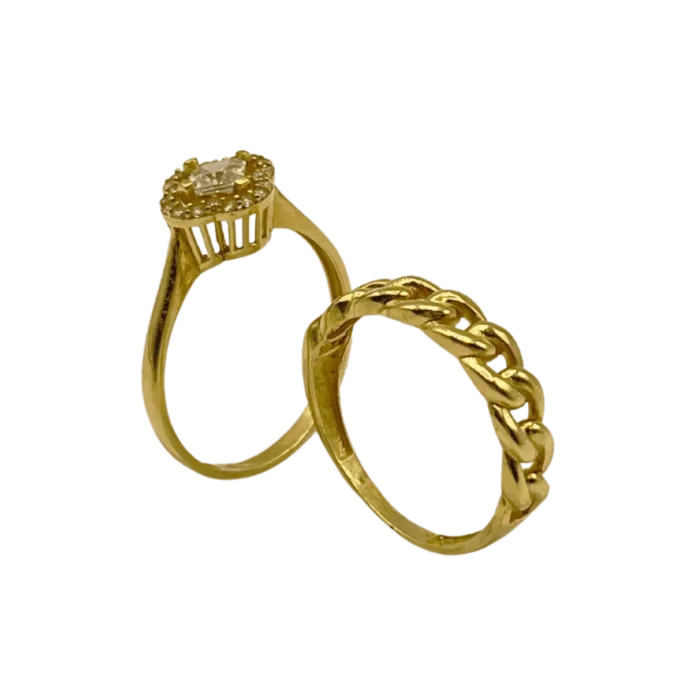 Bague de Mariage en Or 18K