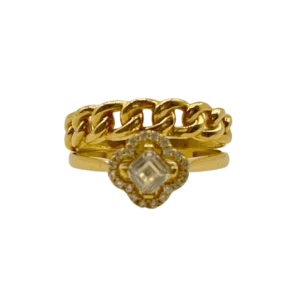 Bague de Mariage en Or 18K