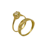 Bague de Mariage en Or 18K