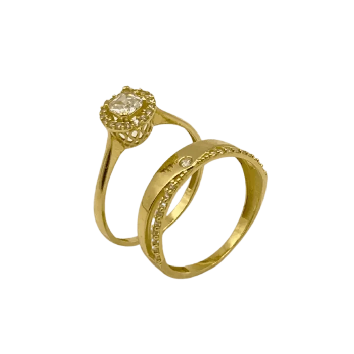 Bague de Mariage en Or 18K