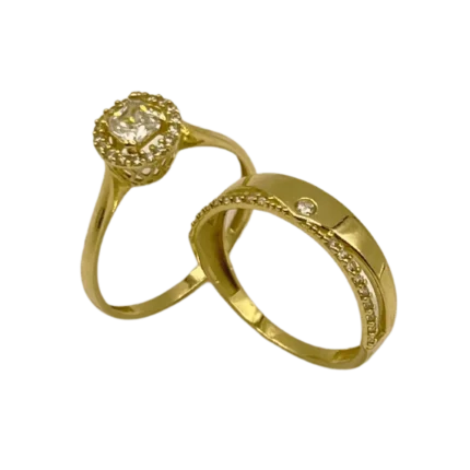 Bague de Mariage en Or 18K