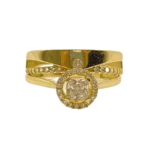 Bague de Mariage en Or 18K