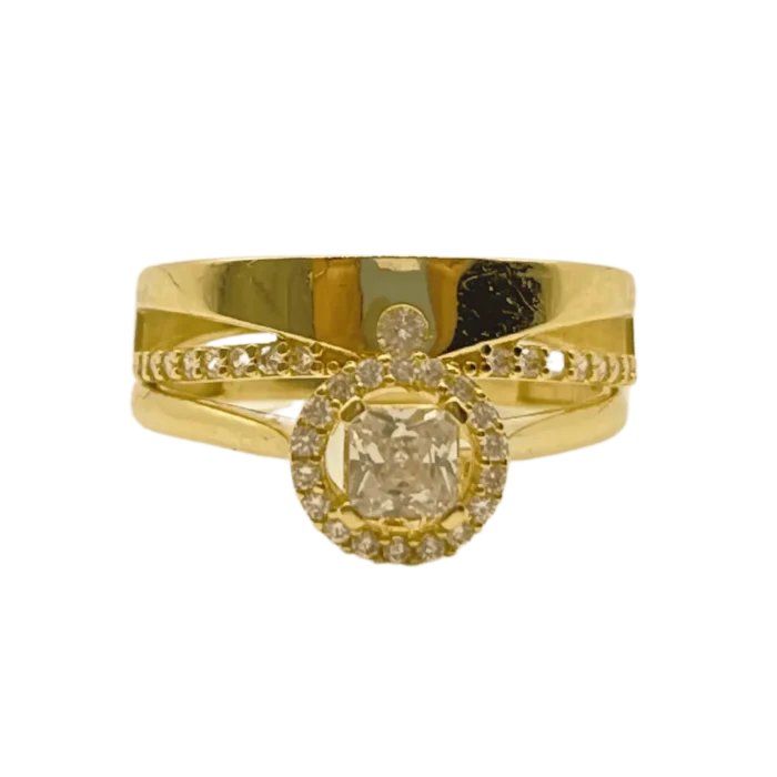 Bague de Mariage en Or 18K