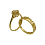 Bague de Mariage en Or 18K