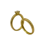 Bague de Mariage en Or 18K