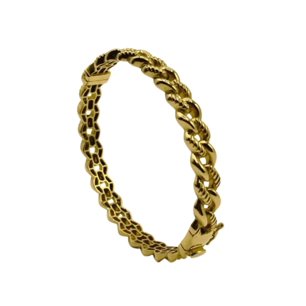 Bracelet Tressé en Or 18K