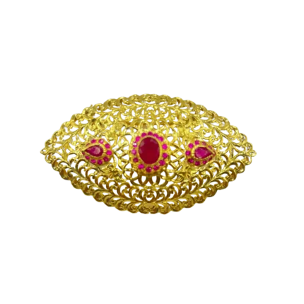 Broche Antique avec Rubis en Or 18K