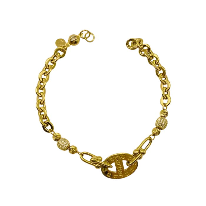 Gourmette Cartier en Or 18K