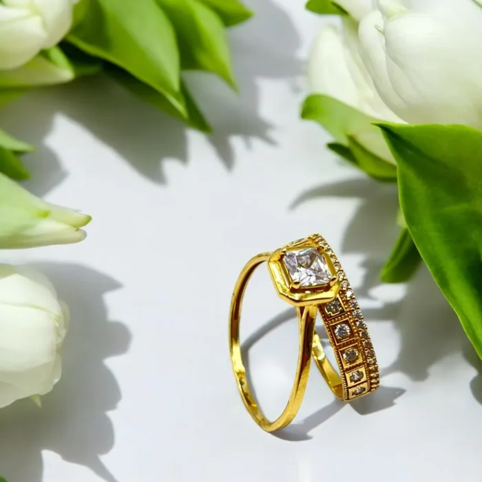 Anneau de Mariage en Or 18K