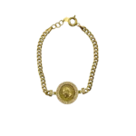 Parure Gravé George V Livre Sterling en Or 18K