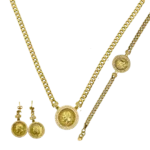 Parure Gravé en Or 18K