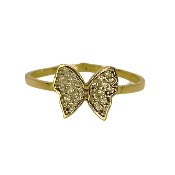 Bague Papillon en Or 18K