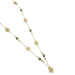 Sautoir Moderne en Or 18K avec Perles