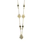 Sautoir Moderne en Or 18K avec Perles