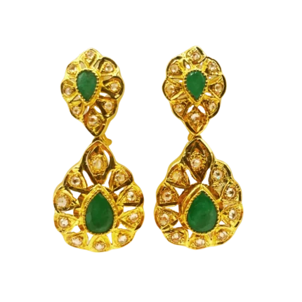 Boucles d'Oreilles Traditionnelles en Or 18K