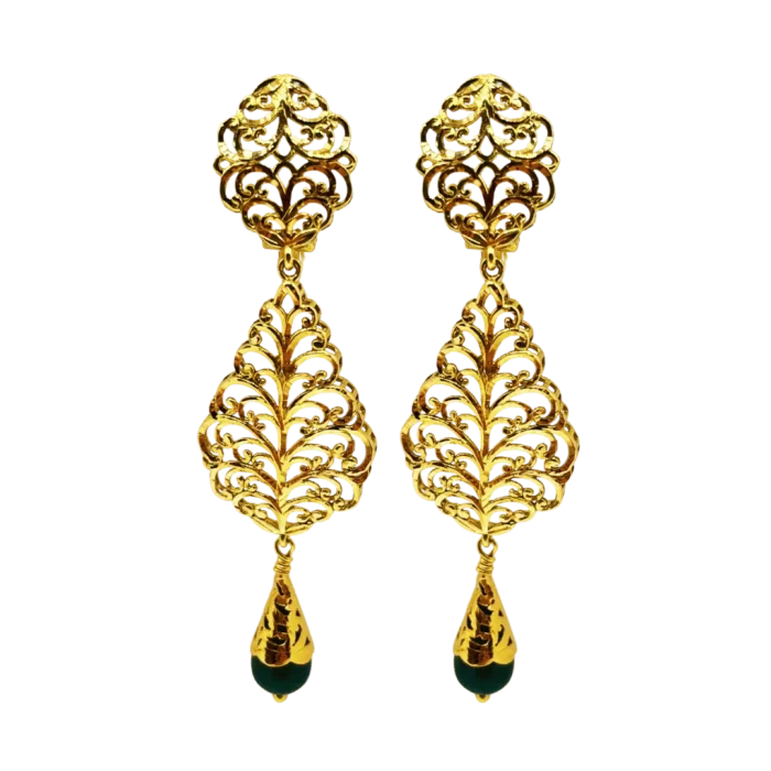 Boucles d'oreilles Traditionnelles en Or 18k