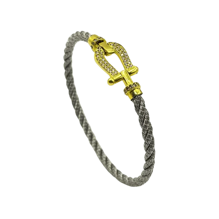 Bracelet Fred Force 10 en Or et Acier