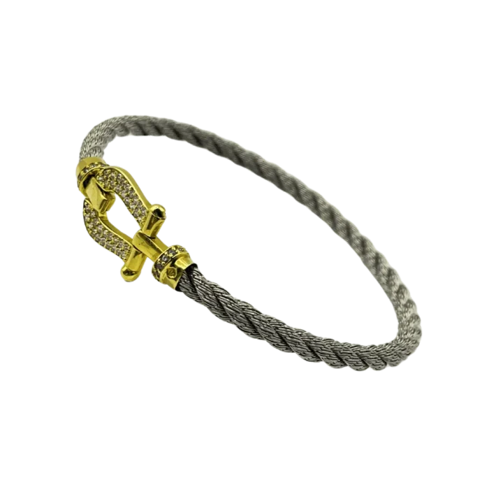 Bracelet Fred Force 10 en Or et Acier