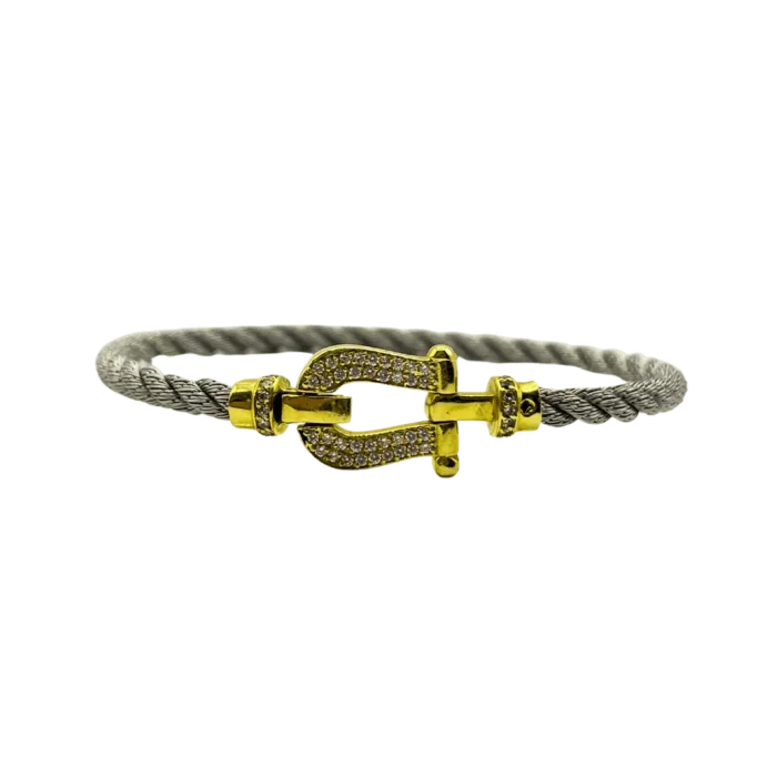 Bracelet Fred Force 10 en Or et Acier