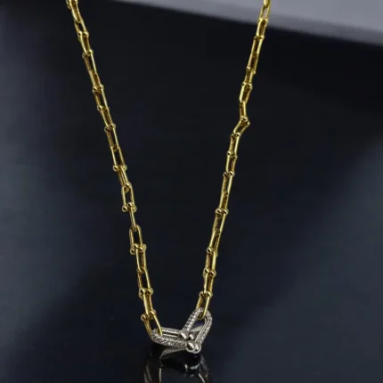 Collier Maillon avec Fermoir Unique