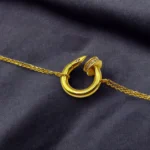 Gourmette Cartier en Or 18K