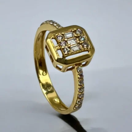 Bague Moderne en Or 18k