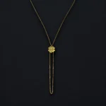 Collier avec Pendentif Trèfle en Or 18K