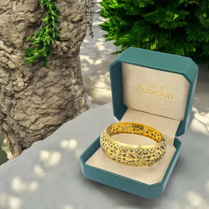 Bracelet Traditionnel Ajouré en Or 18K
