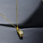 Collier Moderne Serti en Or 18K