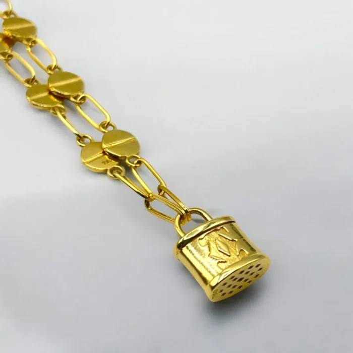 Collier CADENAS en Or Jaune 18 Carats