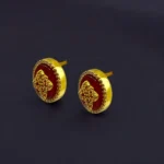 Boucles d'oreilles Ovales en Or 18K