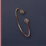 Bracelet Rond Double Face en Or 18K