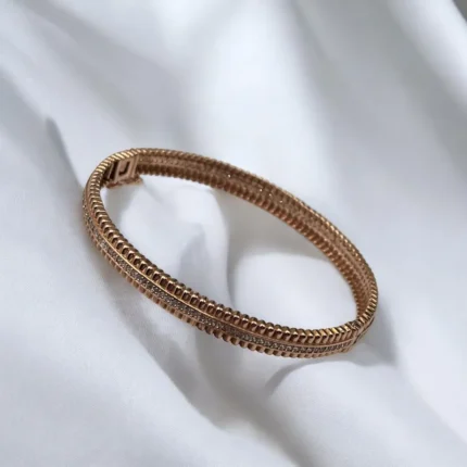 Bracelet Simple Serti en Or 18K