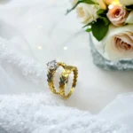 Alliance de mariage en or 18k