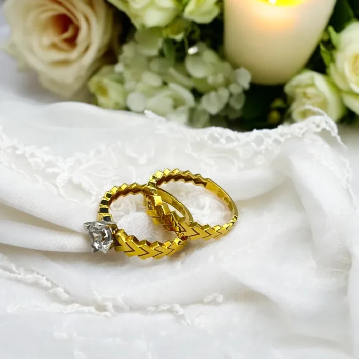 Alliance de mariage en or 18k