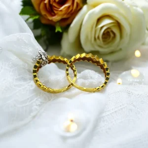 Alliance de mariage en or 18k