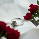 Bague de Mariage en Or Blanc 18k