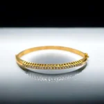 Bracelet Serti de Diamant en Or Jaune